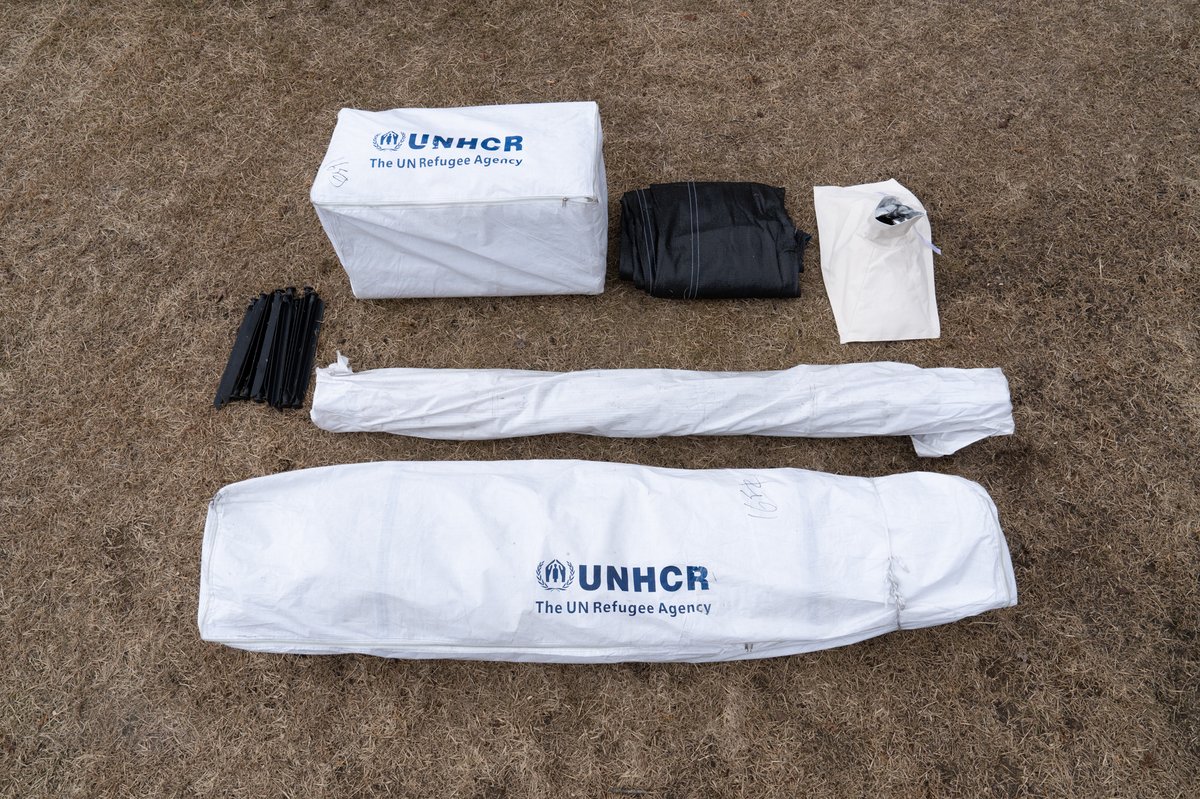 国際基準テント 梱包一式 UNHCRロゴ 付属品完全｜輸送/避難所/防災/天理